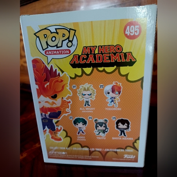 Funko Pop! Endeavor My Hero Academia Gamestop Exclusive #495 w/Protector - Picture 4 of 7